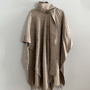 Sundance Wool Poncho/Coat